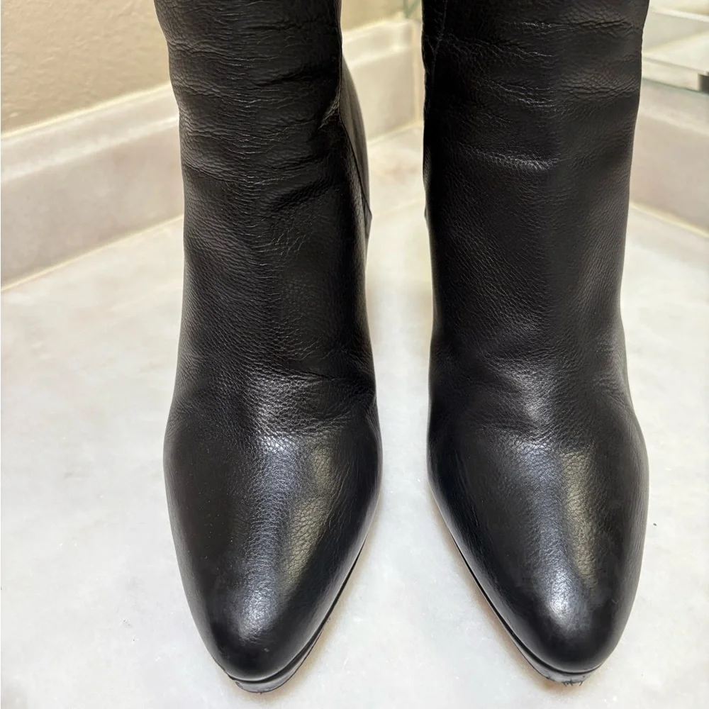 Jimmy Choo Black Heeled Boots - Picture 2 of 6